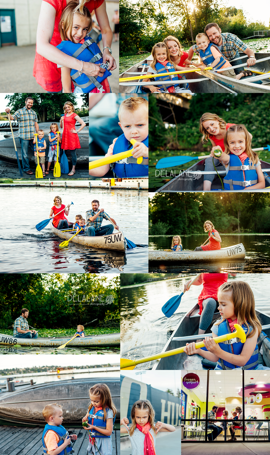 Canoe Family Photo Session - Fun Activity Photo Session