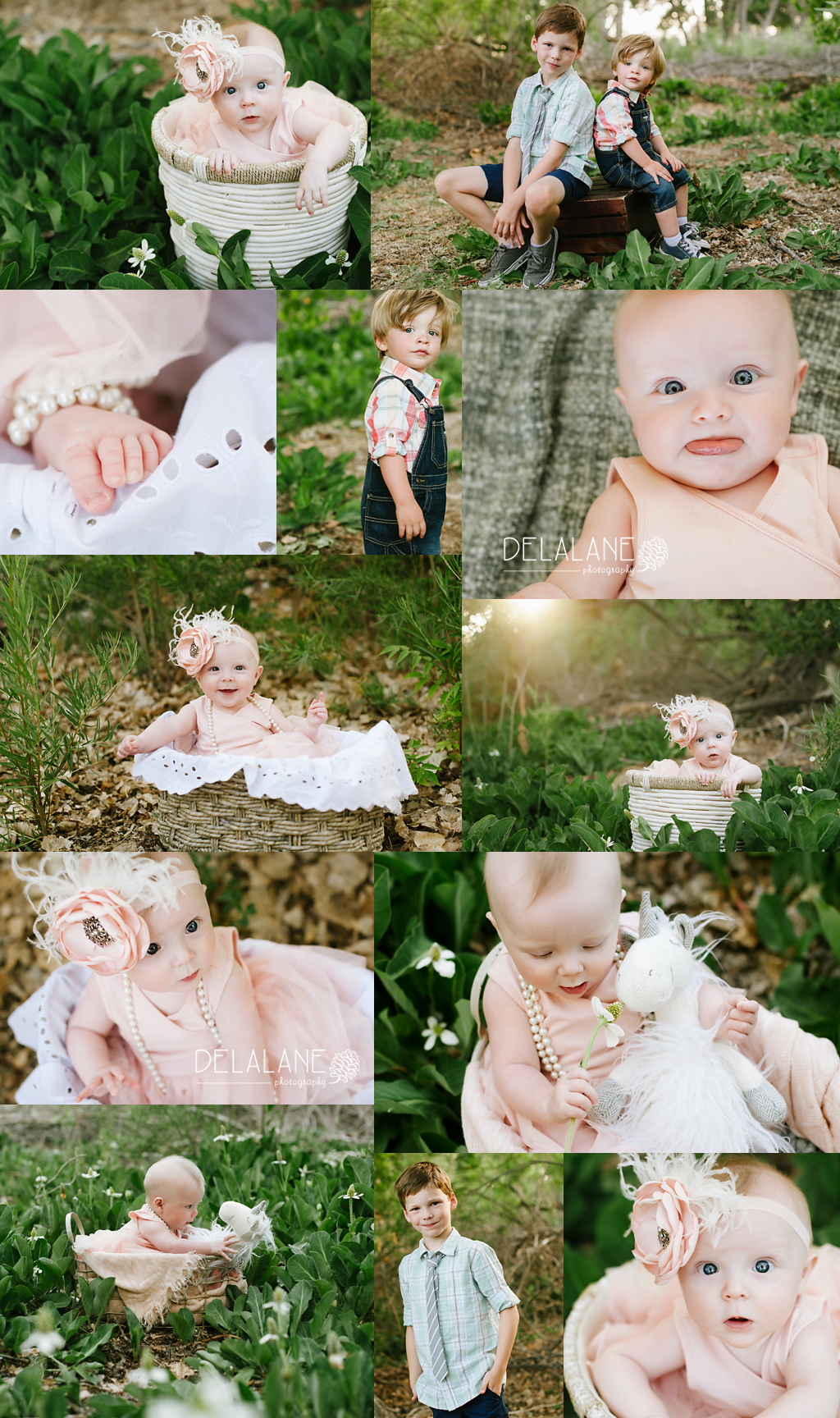 Twentynine Palms Photographer | First Year Baby Plans | Isla 6 Months | DelaLane Photography