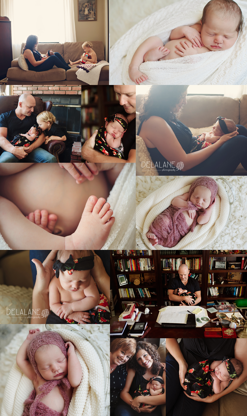 Yucca Valley Newborn Photographer | Baby Dorothy | DelaLane Photography