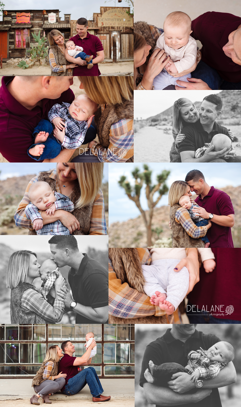 Joshua Tree Photographer | Baby Photography | 3 Months Old